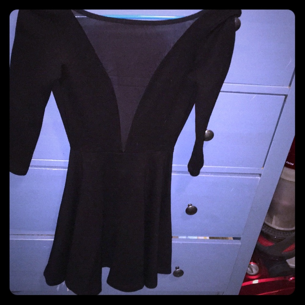 American apparel dress with mesh